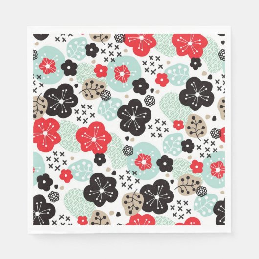 Niedliche japanische Muster Design Case-Mate iPhon Serviette (Vorderseite)