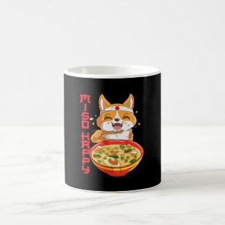 Niedliche japanische Shiba Inu Dog Miso Soup Kaffeetasse