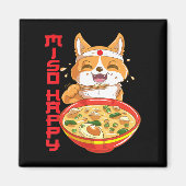 Niedliche japanische Shiba Inu Dog Miso Soup Magnet (Vorne)