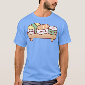 Niedliche japanische Sushi Trio Egg Lmon und Maki T-Shirt