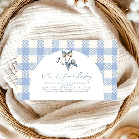 Niedliche Jean Baby Denim Baby Shower Books for Ba Begleitkarte