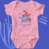 Niedliche Jekyll Island Georgia Farbenfrohe Meeres Baby Strampler