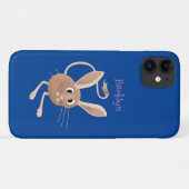 Niedliche Jerboa-Cartoon-Abbildung Case-Mate iPhone Hülle (Rückseite (Horizontal))