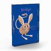Niedliche Jerboa-Cartoon-Abbildung Fotoblock (Links)