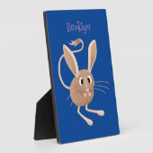 Niedliche Jerboa-Cartoon-Abbildung Fotoplatte (Seite)