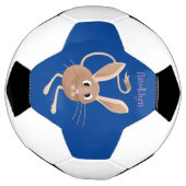 Niedliche Jerboa-Cartoon-Abbildung Fußball (Gedreht)