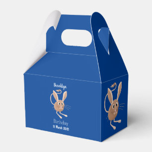 Niedliche Jerboa-Cartoon-Abbildung Geschenkschachtel