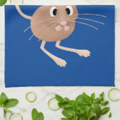 Niedliche Jerboa-Cartoon-Abbildung Geschirrtuch (Gefaltet)