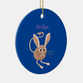 Niedliche Jerboa-Cartoon-Abbildung Keramik Ornament (Rechts)