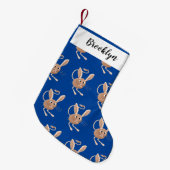 Niedliche Jerboa-Cartoon-Abbildung Kleiner Weihnachtsstrumpf (Vorderansicht (hängend))