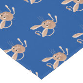 Niedliche Jerboa-Cartoon-Abbildung Kurzer Tischläufer (Ecke)