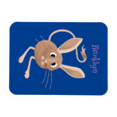 Niedliche Jerboa-Cartoon-Abbildung Magnet (Horizontal)