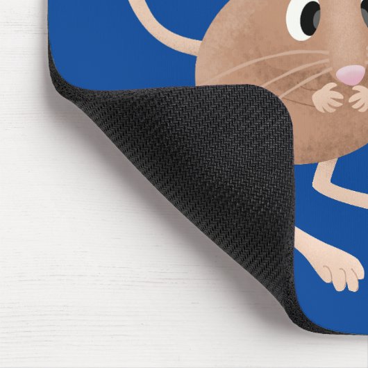 Niedliche Jerboa-Cartoon-Abbildung Mousepad (Ecke)