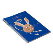 Niedliche Jerboa-Cartoon-Abbildung Notizblock (Rechte Seite)