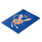 Niedliche Jerboa-Cartoon-Abbildung Notizblock (Linke Seite)