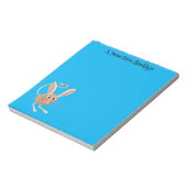 Niedliche Jerboa-Cartoon-Abbildung Notizblock (Rotiert)