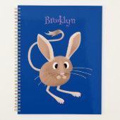 Niedliche Jerboa-Cartoon-Abbildung Planer (Vorderseite)