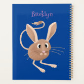 Niedliche Jerboa-Cartoon-Abbildung Planer (Rückseite)