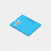 Niedliche Jerboa-Cartoon-Abbildung Post-it Klebezettel (angewinkelt)