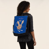 Niedliche Jerboa-Cartoon-Abbildung Rucksack (Ausgewaschen)