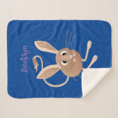 Niedliche Jerboa-Cartoon-Abbildung Sherpadecke (Vorderseite (Horizontal))