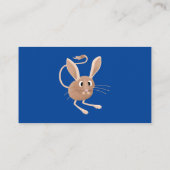 Niedliche Jerboa-Cartoon-Abbildung Visitenkarte (Rückseite)