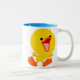 Niedliche Joyous Cartoon Duckling Tasse