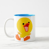 Niedliche Joyous Cartoon Duckling Tasse (Links)
