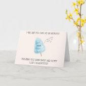 Niedliche Jubiläumsgrinskarte Karte (Gelbe Blume)