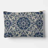 Niedliche Jugendstil-Aquarelltasche Zubehörtasche (Rückseite)