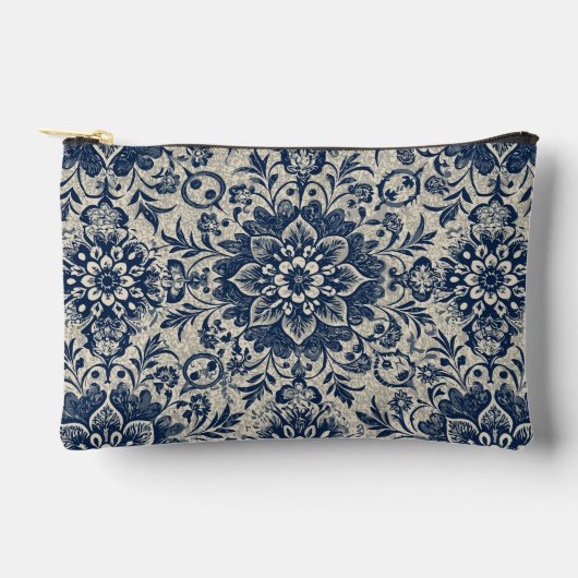 Niedliche Jugendstil-Aquarelltasche Zubehörtasche (Vorderseite)
