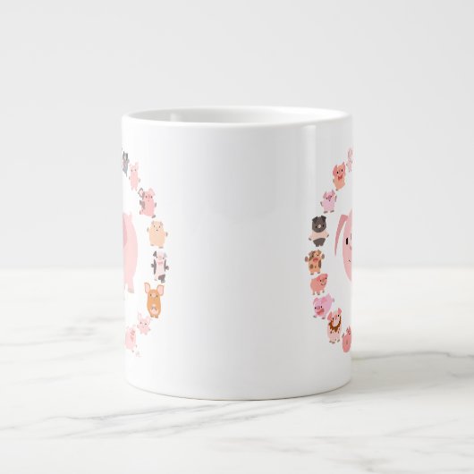 Niedliche Jumbo-Tasse (Vorderseite)