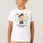 Niedliche Jungen-Absolvent-Gewohnheit T-Shirt (Vorderseite)