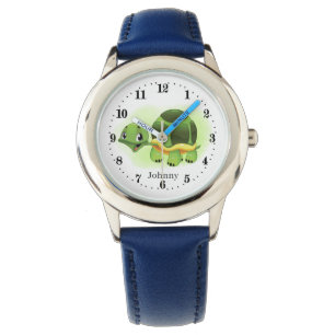 niedliche Jungen Schildkröte Name Watch Armbanduhr