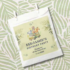 Niedliche Jungle Animal Safari Geburtstag Vielen D Geschenktütchen