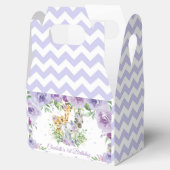 Niedliche Jungle Animals Safari Lila Floral Vielen Geschenkschachtel (Geöffnet)