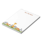 Niedliche Jungle Baby Animals Notepad Notizblock (Rotiert)