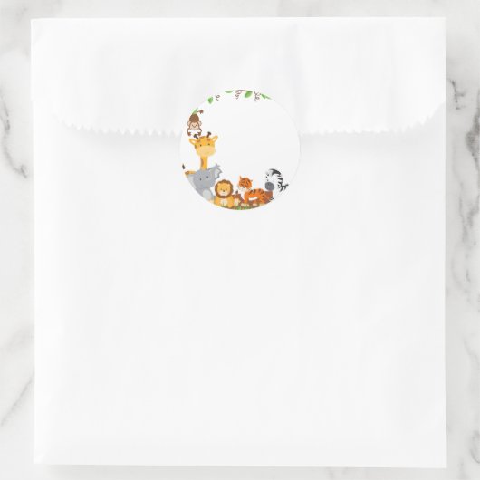 Niedliche Jungle Baby Sticker (Tasche)