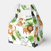 Niedliche Jungle-Katzen Vielfalt der Wildtiere Par Geschenkschachtel (Vorderseite)