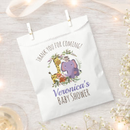 Niedliche Jungle Safari Animal Baby Dusche Vielen  Geschenktütchen