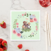 Niedliche Jungle Safari Animals Kinderdusche Serviette (Beispiel)