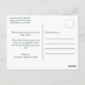 Niedliche Jungle Safari Animals Kinderdusche Viele Postkarte (Rückseite)