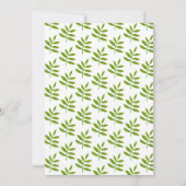 Niedliche Jungle Safari Babydusche Einladung (Rückseite)