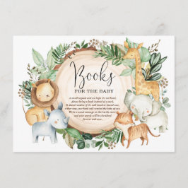 Niedliche Jungle Safari Bringen Sie einen Baby Boy Begleitkarte