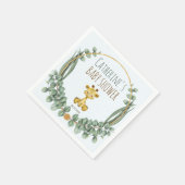 Niedliche Jungle Safari Giraffe Kinderdusche Serviette (Ecke)