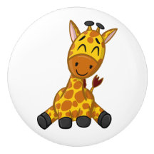 Niedliche Jungle Safari Giraffe Tierkids