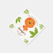 Niedliche Jungle Safari Löwe Kinderdusche Serviette (Ecke)