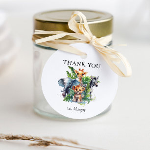 Niedliche Jungle Safari Tropical Animals Kinderdus Geschenkanhänger