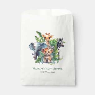 Niedliche Jungle Safari Tropical Animals Kinderdus Geschenktütchen