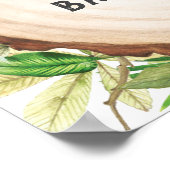 Niedliche Jungle-Tiere Geburtstagsdusche Empfang Poster (Ecke)